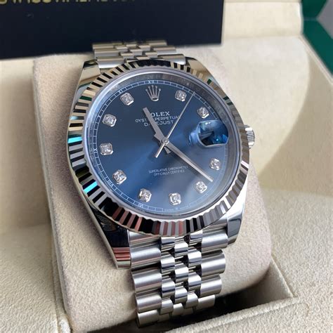 rolex daatefust 41 black vs blue|rolex datejust 41 diamond.